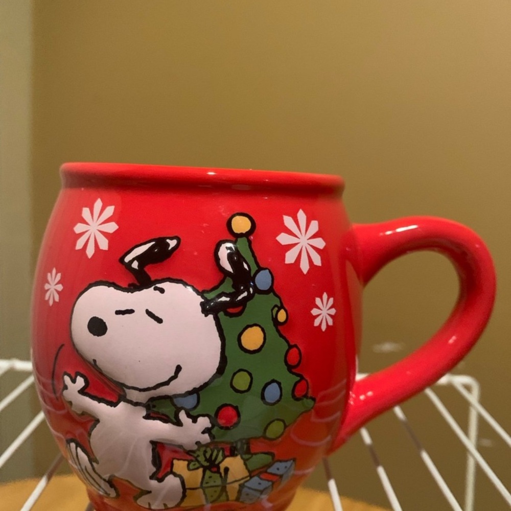Snoopy 2014 Ice Skating Christmas Mug